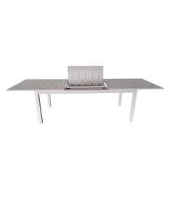 TAVOLO DA ESTERNO ALLUNGABILE EUROGARDEN IN ALLUMINIO GRIGIO CHIARO 216/298X100X75 CM