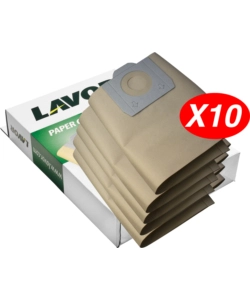 SET 10 SACCHETTI RACCOGLITORI PER ASPIRATORI LAVOR "WD 255 XE" E "WTP 50 XE"