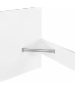 GIROLETTO SINGOLO "NAIA" BIANCO LUCIDO 90X190 CM