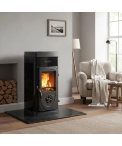 Stufa a legna La Nordica Extraflame "Super Junior" nero 5,7 kW