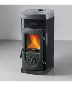 Stufa a legna La Nordica Extraflame "Super Junior" nero 5,7 kW