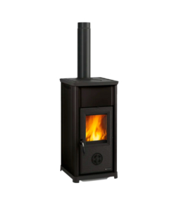 Stufa a legna La Nordica Extraflame "Tea" nera 7 kW