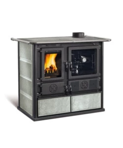 CUCINA A LEGNA LA NORDICA + EXTRAFLAME "ROSA 5.0" PIETRA 8,8 KW