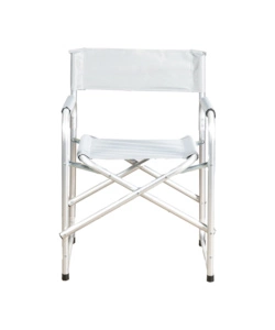 SEDIA DA CAMPEGGIO PIEGHEVOLE EUROGARDEN "REGISTA" IN POLIESTERE GRIGIO CHIARO 56X49X80 CM
