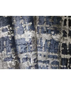 TAPPETO "DOUBLE" BLU, 110X170 CM