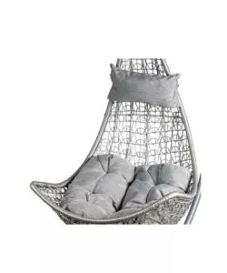 CUSCINO DI RICAMBIO PER POLTRONA SOSPESA EUROGARDEN IN TESSUTO COLORE GRIGIO SCURO SPESSORE 3 CM