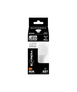 SET 4 LAMPADINE LED E27 60W 4000K 806LM