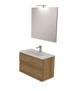 MOBILE BAGNO "LEONARDO" ROVERE, 80 CM