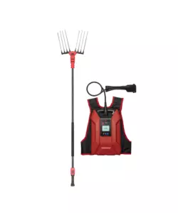 ABBACCHIATORE OLIVE A BATTERIA ZAINATO DC50.4 BLUE BIRD "OLIMPO 23-56" MOVIMENTO ORIZZONTALE  ASTA FISSA 2,4 MT