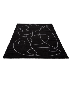 TAPPETO "ATELIER" NERO, 160X230 CM
