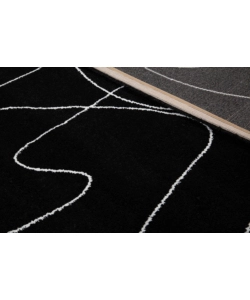 TAPPETO "ATELIER" NERO, 160X230 CM
