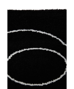 TAPPETO "ATELIER" NERO, 160X230 CM