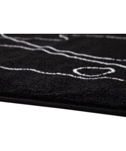 TAPPETO "ATELIER" NERO, 160X230 CM