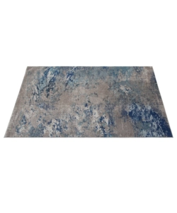 TAPPETO "SOHO" ECRU BLU, 230X160 CM