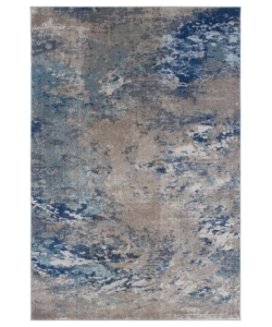 TAPPETO "SOHO" ECRU BLU, 290X200 CM