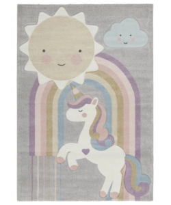 TAPPETO "FANTASIA" UNICORNO, 100X150 CM
