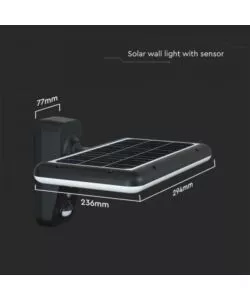 APPLIQUE SOLARE NERA RETTANGOLARE, 23,6X29,4 CM