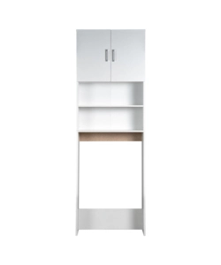 MOBILE  LAVATRICE SALVASPAZIO "WASH" COLORE BIANCO, 64X24X190 CM