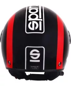 CASCO MOTO SPARCO SP601 NERO/ROSSO TG.L