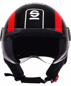 CASCO MOTO SPARCO SP601 NERO/ROSSO TG.XL