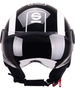CASCO MOTO SPARCO SP601 NERO/BIANCO TG.S