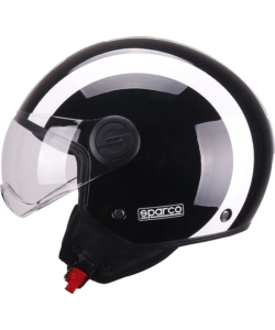 CASCO MOTO SPARCO SP601 NERO/BIANCO TG.S