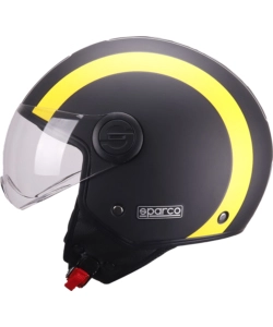 CASCO MOTO SPARCO SP601 NERO/GIALLO TG.S