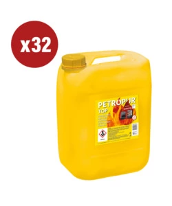 COMBUSTIBILE LIQUIDO PETROPUR TOP 32 TANICHE DA 18LT - TOTALE DI 576 LITRI