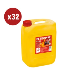 COMBUSTIBILE LIQUIDO PETROPUR PLUS 32 TANICHE DA 18LT - TOTALE DI 576 LITRI
