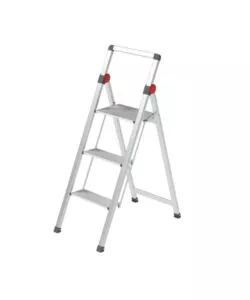 SCALA 3 GRADINI "MINI SLIMSTEP" IN ALLUMINIO, 65X17X42 CM