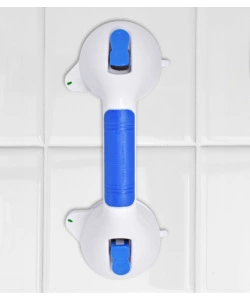 MANIGLIONE ANTISCIVOLO CON VENTOSE, 29 CM