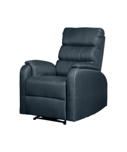 POLTRONA BELLAHOME "CHIARA" CON RECLINER IN TESSUTO COLORE ANTRACITE, 71X95X98 CM