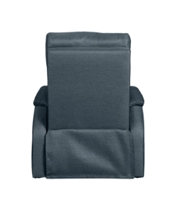 POLTRONA BELLAHOME "CHIARA" CON RECLINER IN TESSUTO COLORE ANTRACITE, 71X95X98 CM