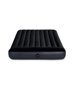 MATERASSO AD UNA PIAZZA E MEZZA GONFIABILE INTEX "AIRBED DURA-BEAM PILLOW REST CLASSIC" COLORE BLU SCURO, 137X191X25 CM - COD. 64142