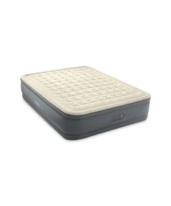 MATERASSO MATRIMONIALE AUTOGONFIANTE INTEX "AIRBED DURA-BEAM PREMAIRE II" COLORE BEIGE CON CONNESSIONE BLUETOOTH, 152X203X46 CM - COD. 64926ND