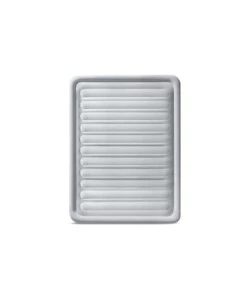 MATERASSO MATRIMONIALE AUTOGONFIANTE INTEX "AIRBED DURA-BEAM COMFORT-PLUSH MID-RISE" COLORE GRIGIO CHIARO E POMPA INTEGRATA, 152X203X33 CM - COD. 67770ND
