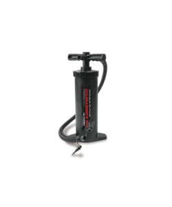 POMPA MANUALE INTEX "DOUBLE QUICK III S" COLORE NERO CON 3 UGELLI, 37 CM - COD. 68605