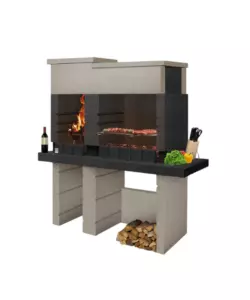 BARBECUE A LEGNA SAROM "SAN PEDRO" 160X515X175 CM