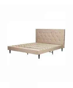 LETTO MATRIMONIALE BELLAHOME "PARIGI" BEIGE 160X200X102 CM