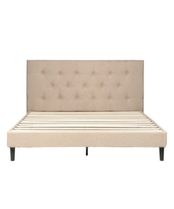 LETTO MATRIMONIALE BELLAHOME "PARIGI" BEIGE 160X200X102 CM
