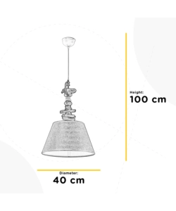 LAMPADA A SOSPENSIONE ONLI "KUBRA" D40 E14