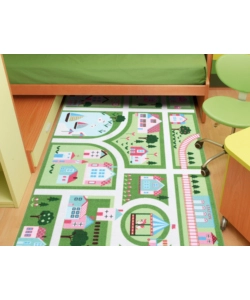 TAPPETO "GREEN PLAY" VERDE, 140X80 CM