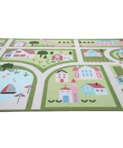 TAPPETO "GREEN PLAY" VERDE, 140X80 CM