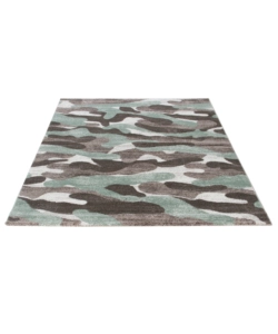 TAPPETO "CAMOUFLAGE" GRIGIO, 300X200 CM