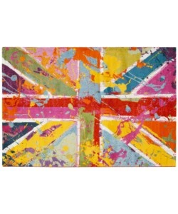 TAPPETO "METROPOLITAN UK" MULTICOLOR, 170X120 CM