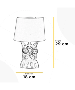 LAMPADA DA TAVOLO ONLI "BIAGIO" BIANCO, E14