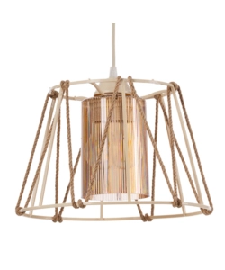 LAMPADA DA SOFFITTO ONLI "SELIN" PICCOLA CREMA D30 1XE27