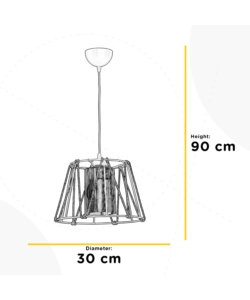 LAMPADA DA SOFFITTO ONLI "SELIN" PICCOLA CREMA D30 1XE27