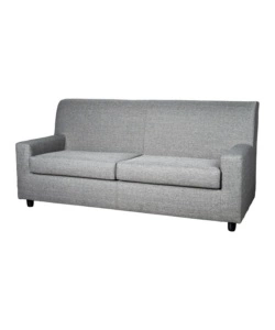 DIVANO "ESTER" 3 POSTI IN TESSUTO GRIGIO SCURO, 187X80X85 CM