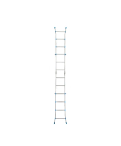SCALA MULTIPOSIZIONE IN ALLUMINIO EASY SYSTEM 4+4 GRADINI